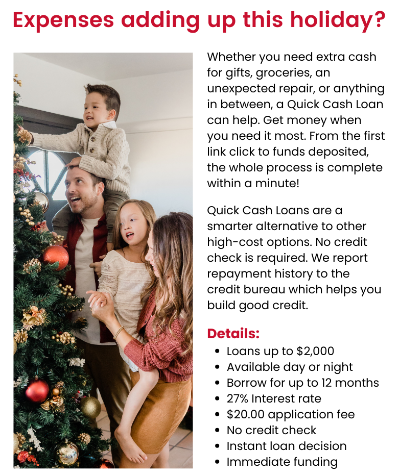 Quick Cash Mississippi Federal Credit Union   Copy Of MSFCU Holidays 2024 